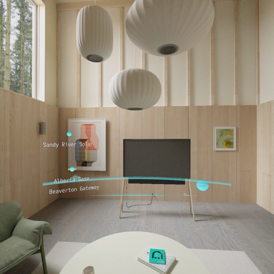Meshmore XR — your LoRa mesh, standing in the room around you